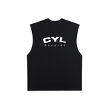 Raw Edge Cotton Tank Top